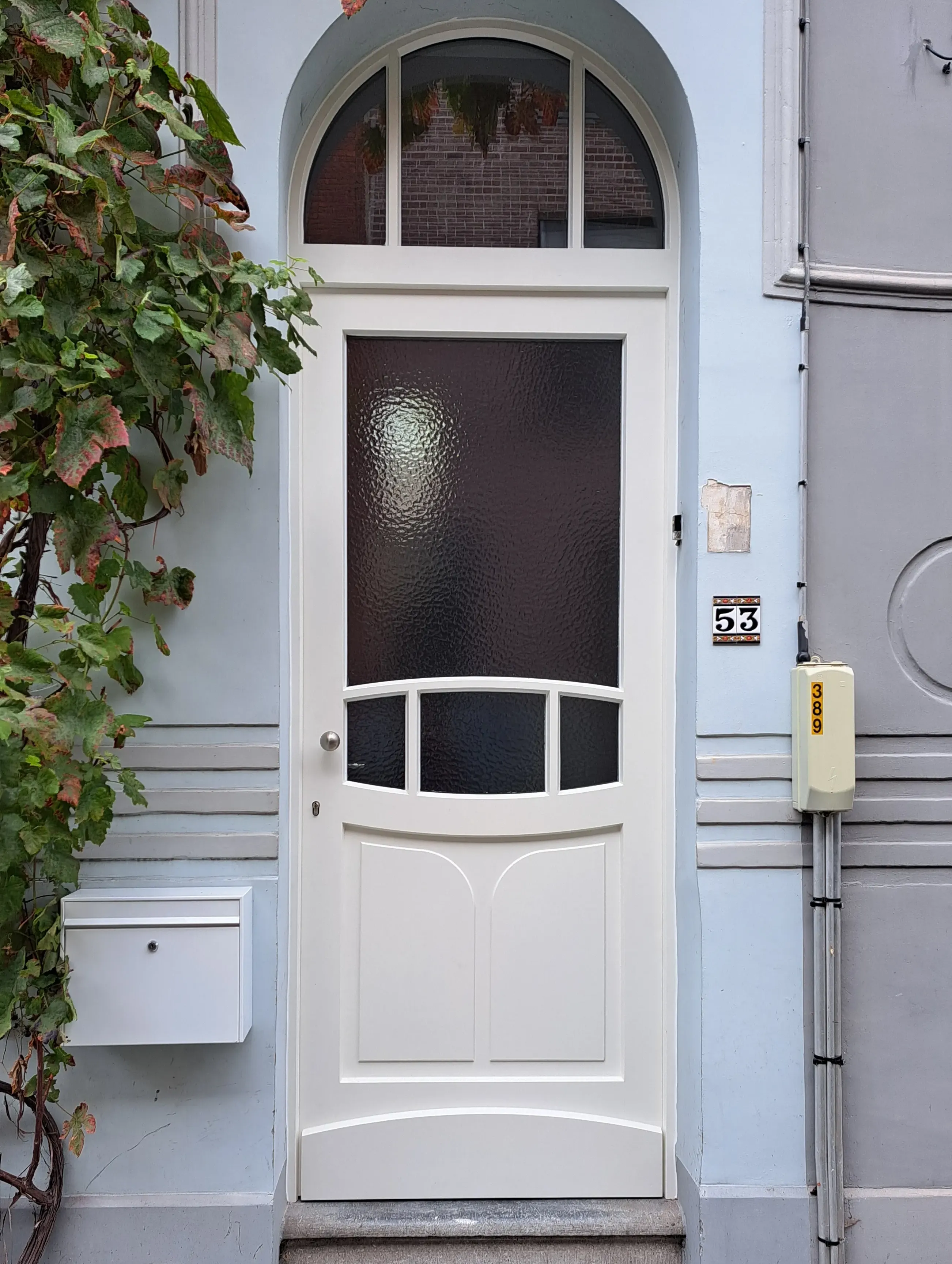 voordeur art nouveau